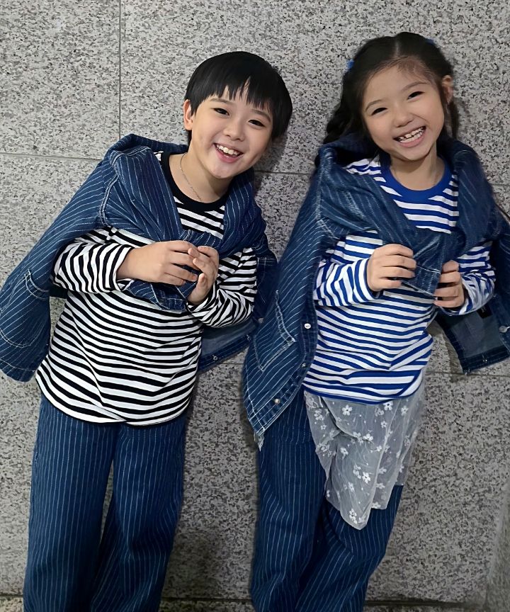MUSINSA公式 | MUSINSA STANDARD KIDS ストライプデニムチョア