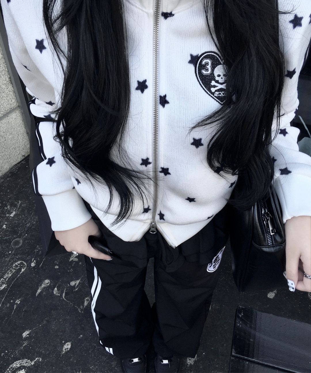 MUSINSA公式 | SETUPEXE STAR SPORTY ZIP-UP / WHITE