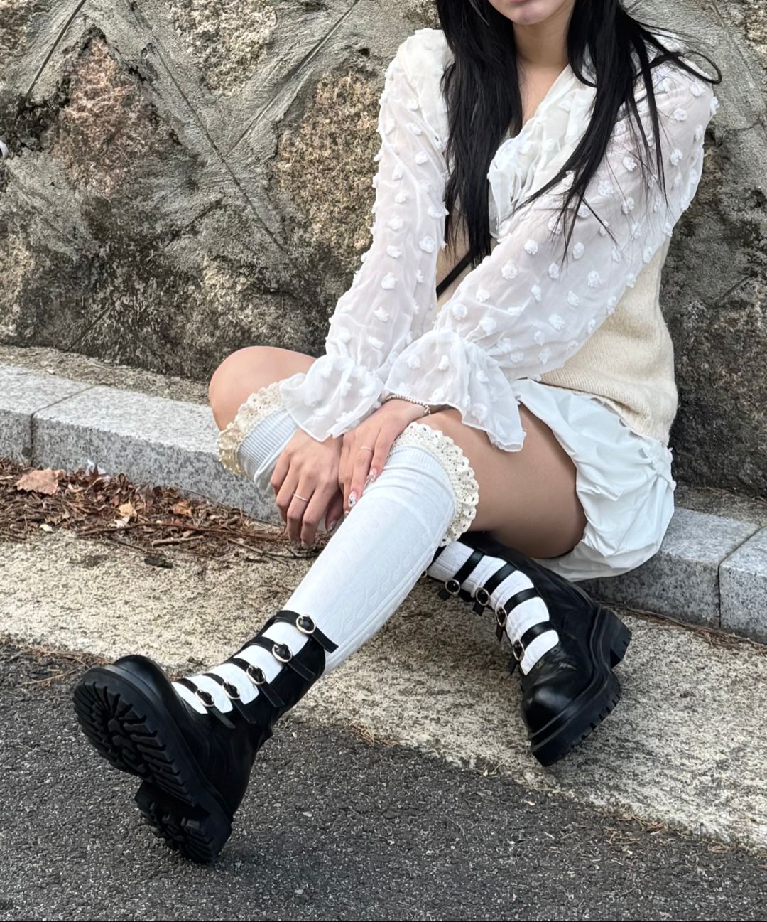 MUSINSA公式 | SHOEHI ルエラベルトワーカーブーツ_B2555
