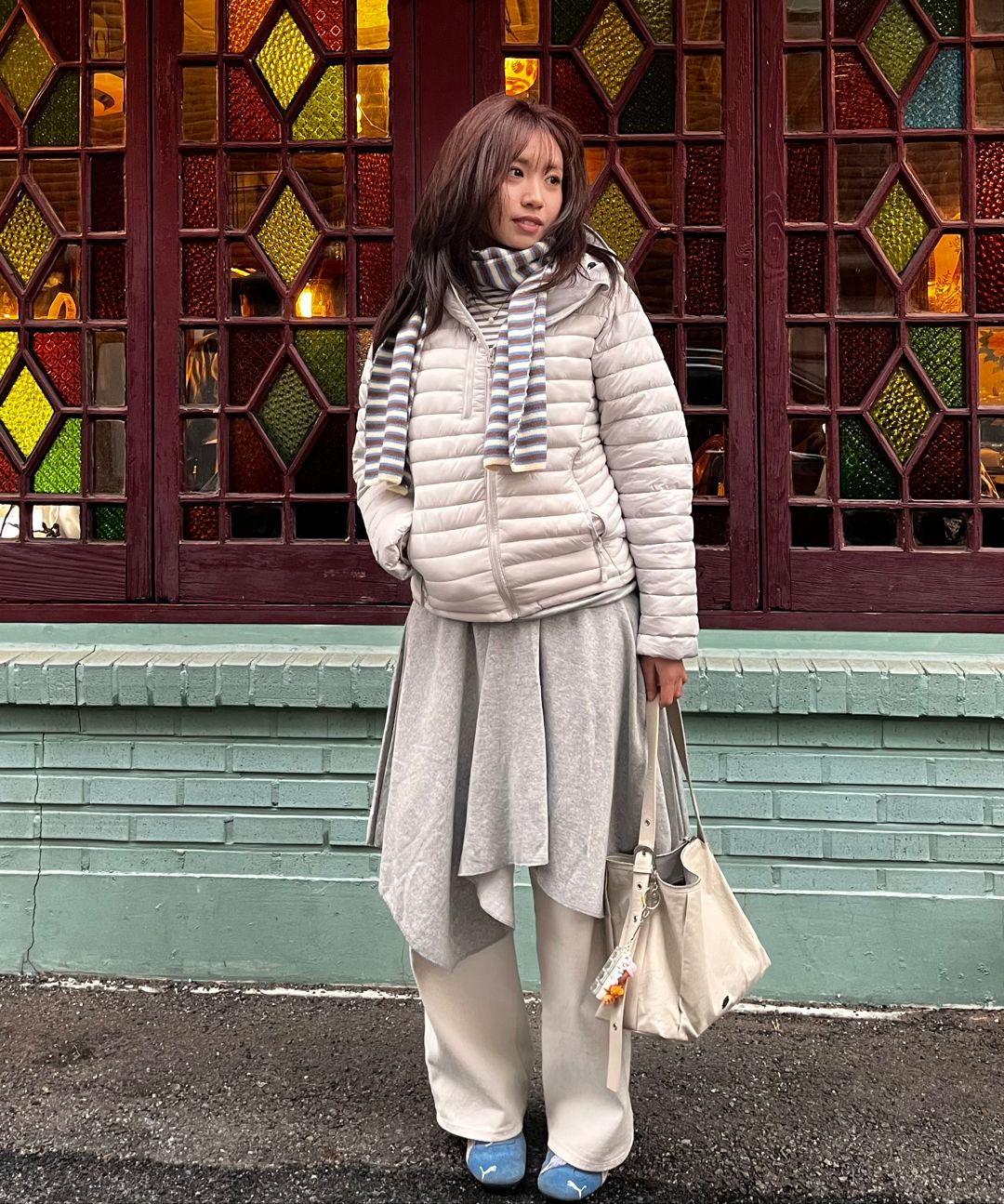 MUSINSA公式 | LEIRE エッセンシャルフードパーカーロイトダウン