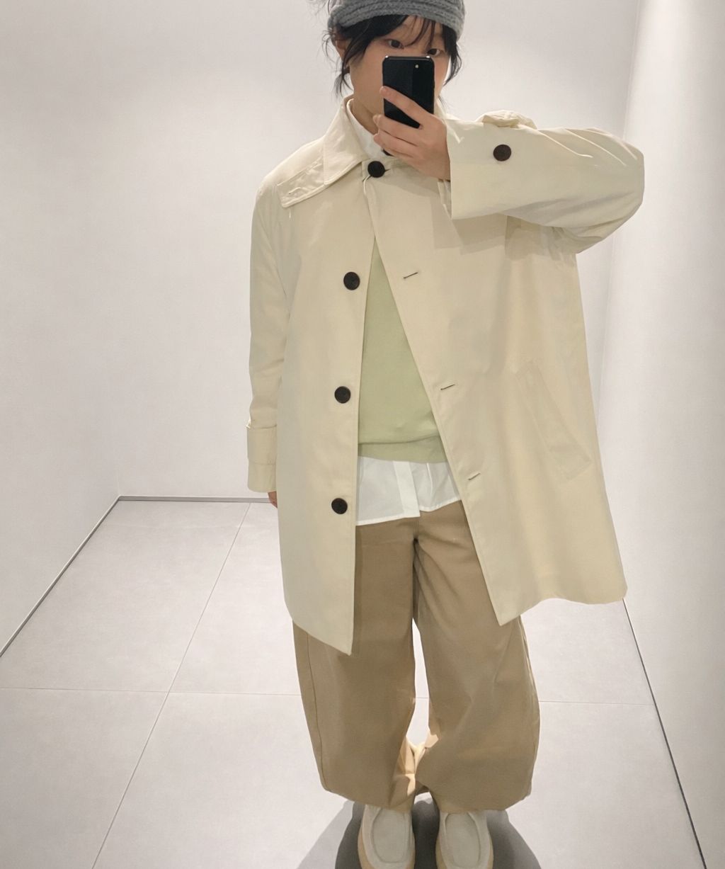 【タグ付新品】MUSINSA STANDARD WOMANハーフトレンチコート MUSINSA公式 | MUSINSA STANDARD WOMAN ウィメンズ シングル ハーフ