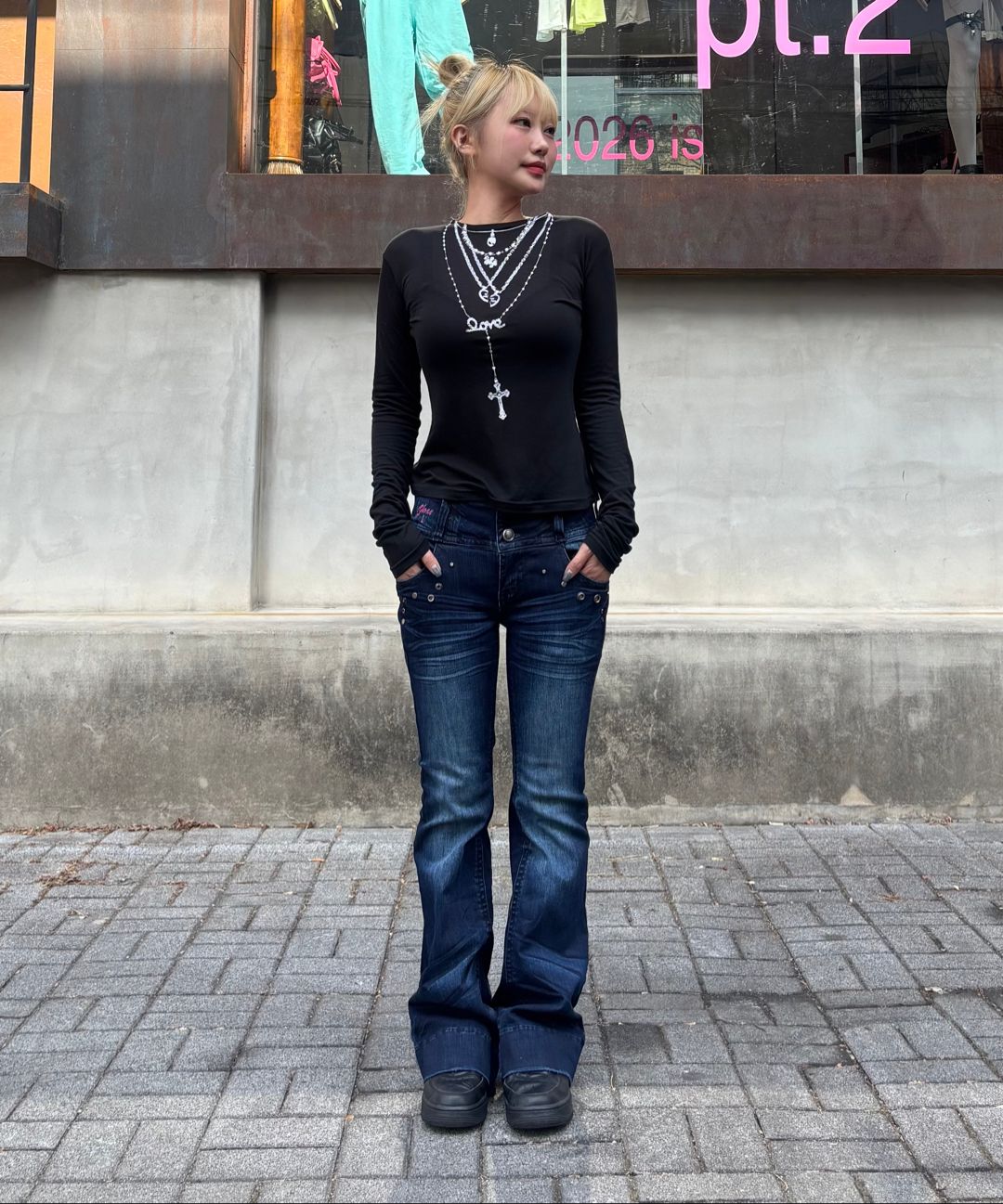 스컬프터(SCULPTOR) DIY Bootcut Denim Mid Blue - 사이즈 & 후기 | 무신사