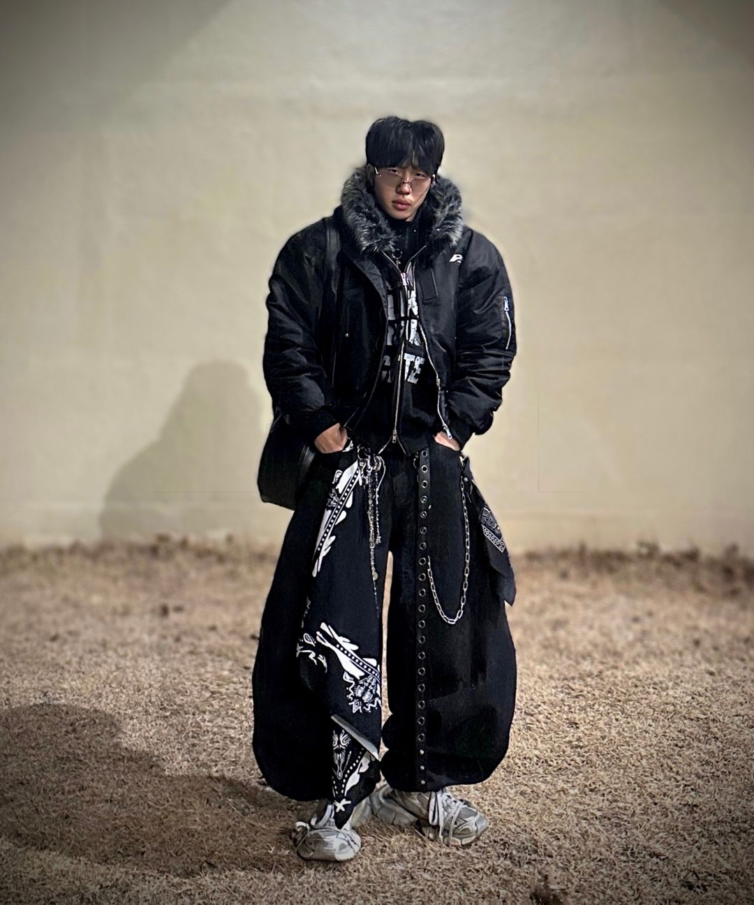 MUSINSA | KICHUL BASIC BALLOON DENIM PANTS (BLACK)