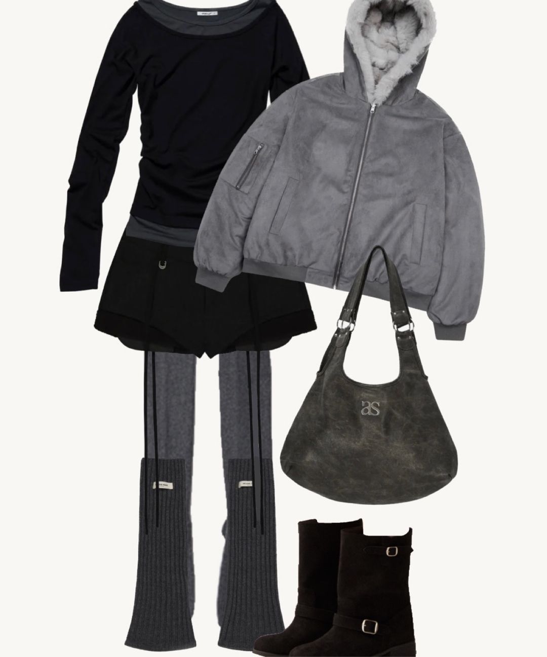 오호스(OJOS) Micro Wool Shorts / Black - 사이즈 & 후기 | 무신사