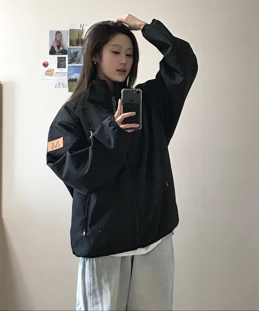 MUSINSA公式 | MUCENT ミカ 羊毛裏地 フリースジャケット