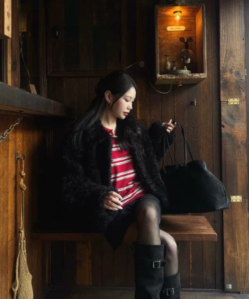 MUSINSA公式 | GENERAL IDEA リバーシブルムートンダッフルコート