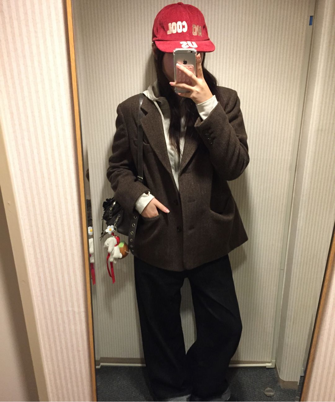 MUSINSA公式 | AAKAM シンチバックデニムパンツ（ブラック）