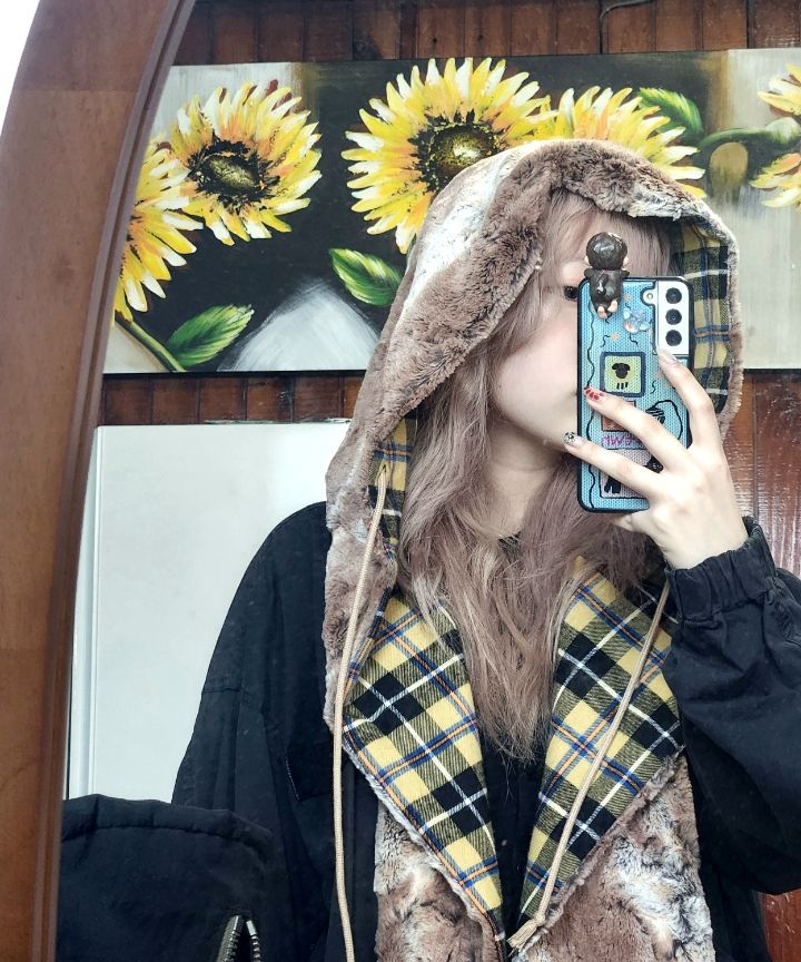 MUSINSA公式 | GRAILZ REVERSIBLE HOODIE SCARF [YELLOW]