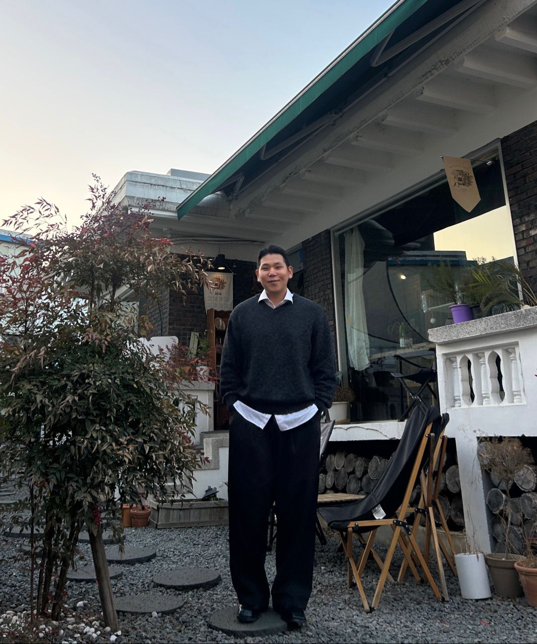 MUSINSA | NONBLANK Double Pintuck Wide Slacks_BLACK