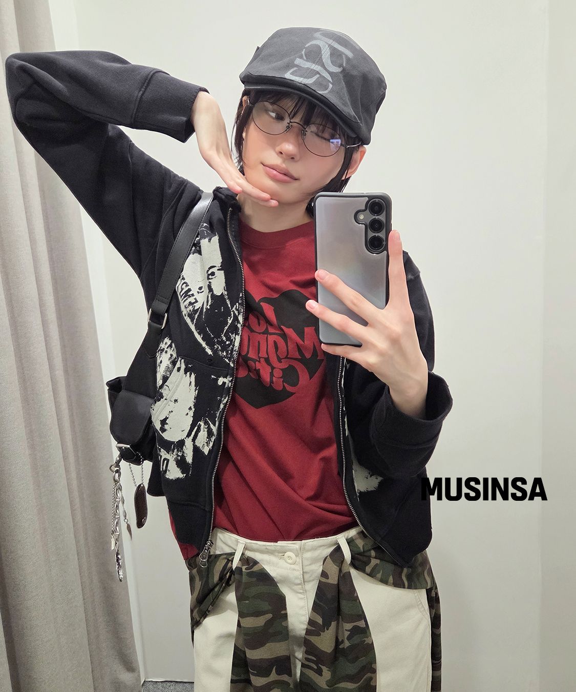 낫포너드(NOT4NERD) Routine Remains Slim Fit Hood Zip Up - Black