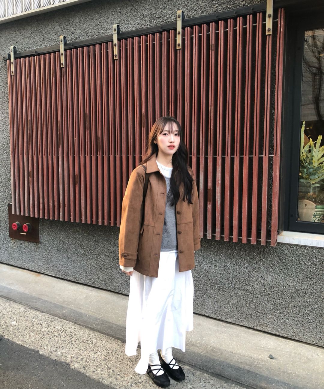 MUSINSA公式 | MARIE CLAIRE スエードハーフジャケット(MAGAJK07MBR)