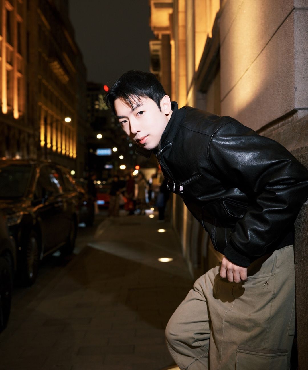 AAKAM ウエスタン　レザー ジャケット ブラック 韓国　musinsa MUSINSA公式 | AAKAM Western Collar Leather Jacket (Black)