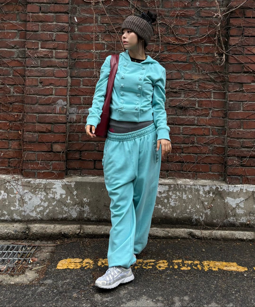 스컬프터(SCULPTOR) Napoleon Stud Hoodie Acid Blue - 사이즈 & 후기