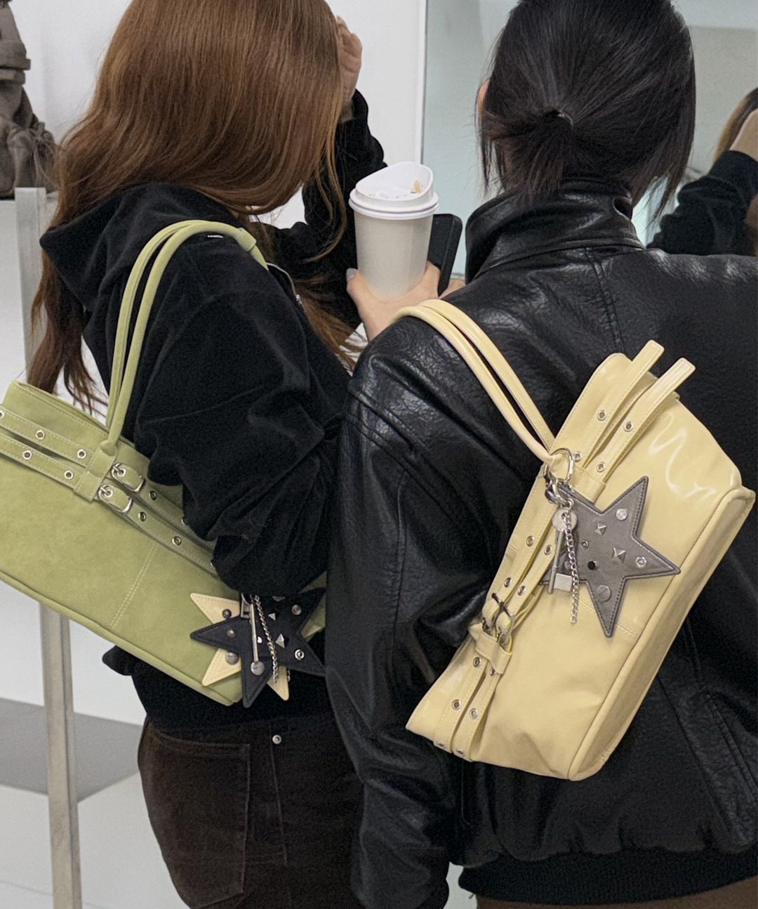 MUSINSA | YEOMIM mini belted boat bag (oyster)