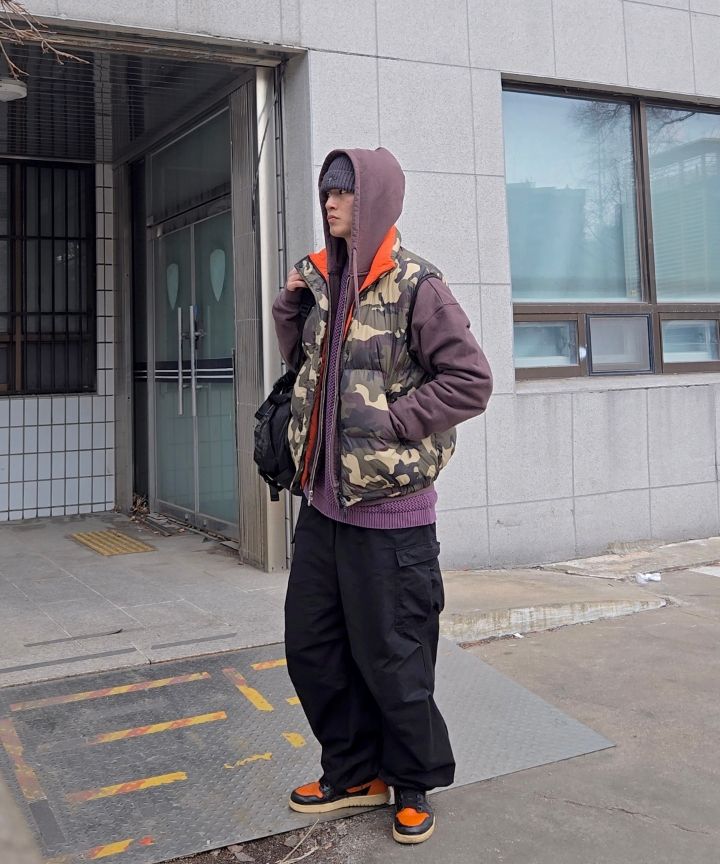 MUSINSA公式 | WKNDRS PUZZLE PUFFER VEST (BLACK)
