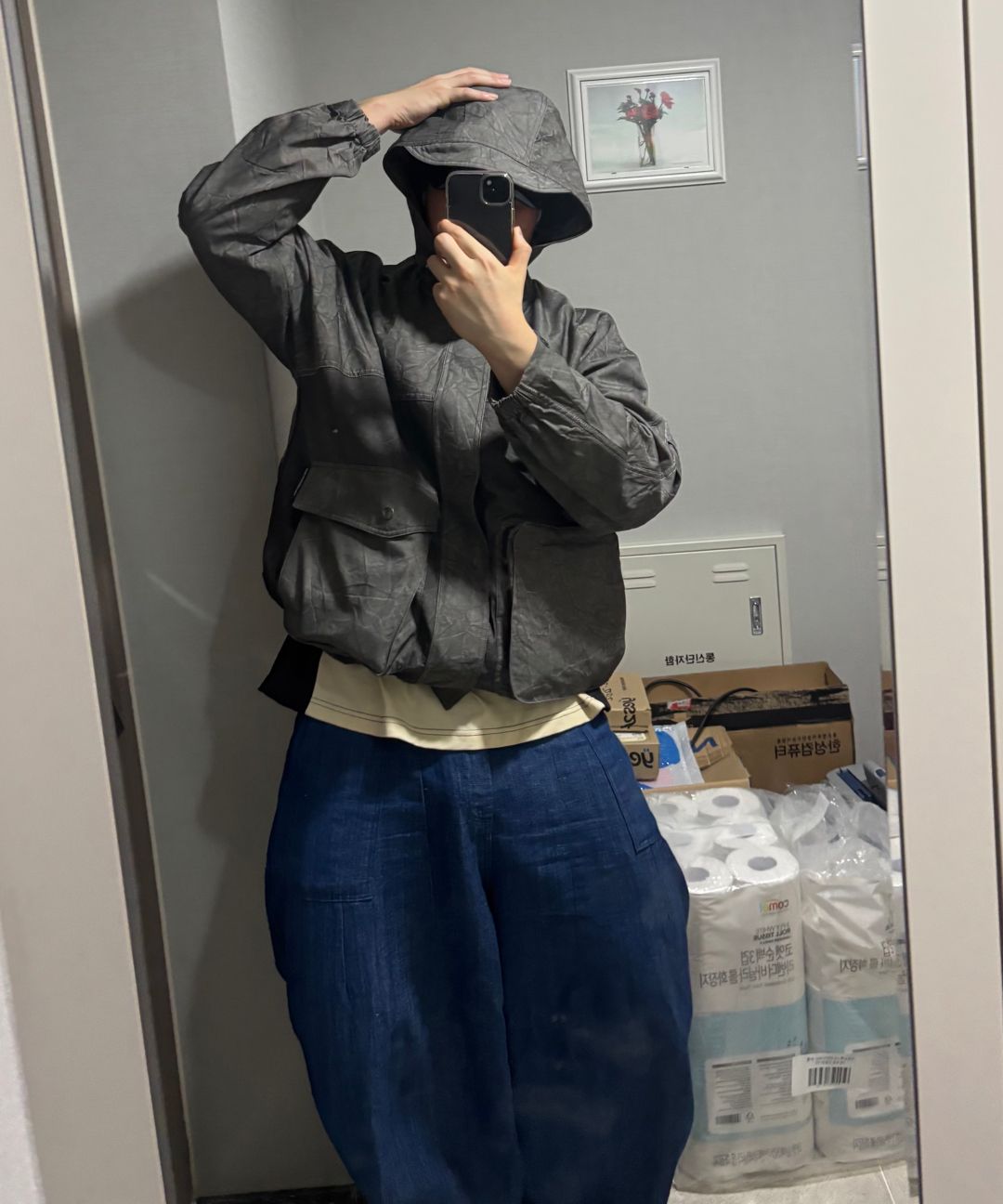 MUSINSA | FRIZMWORKS DENIM BALLOON PANTS _ INDIGO