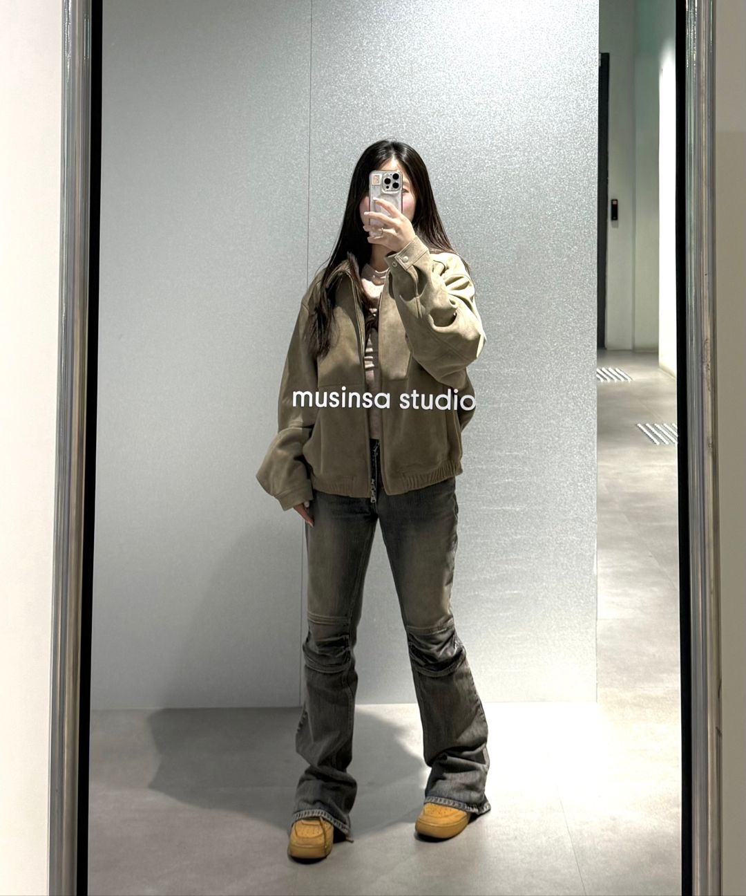 MUSINSA | MISEKI SEOUL Tuck detail slacks pants BLACK