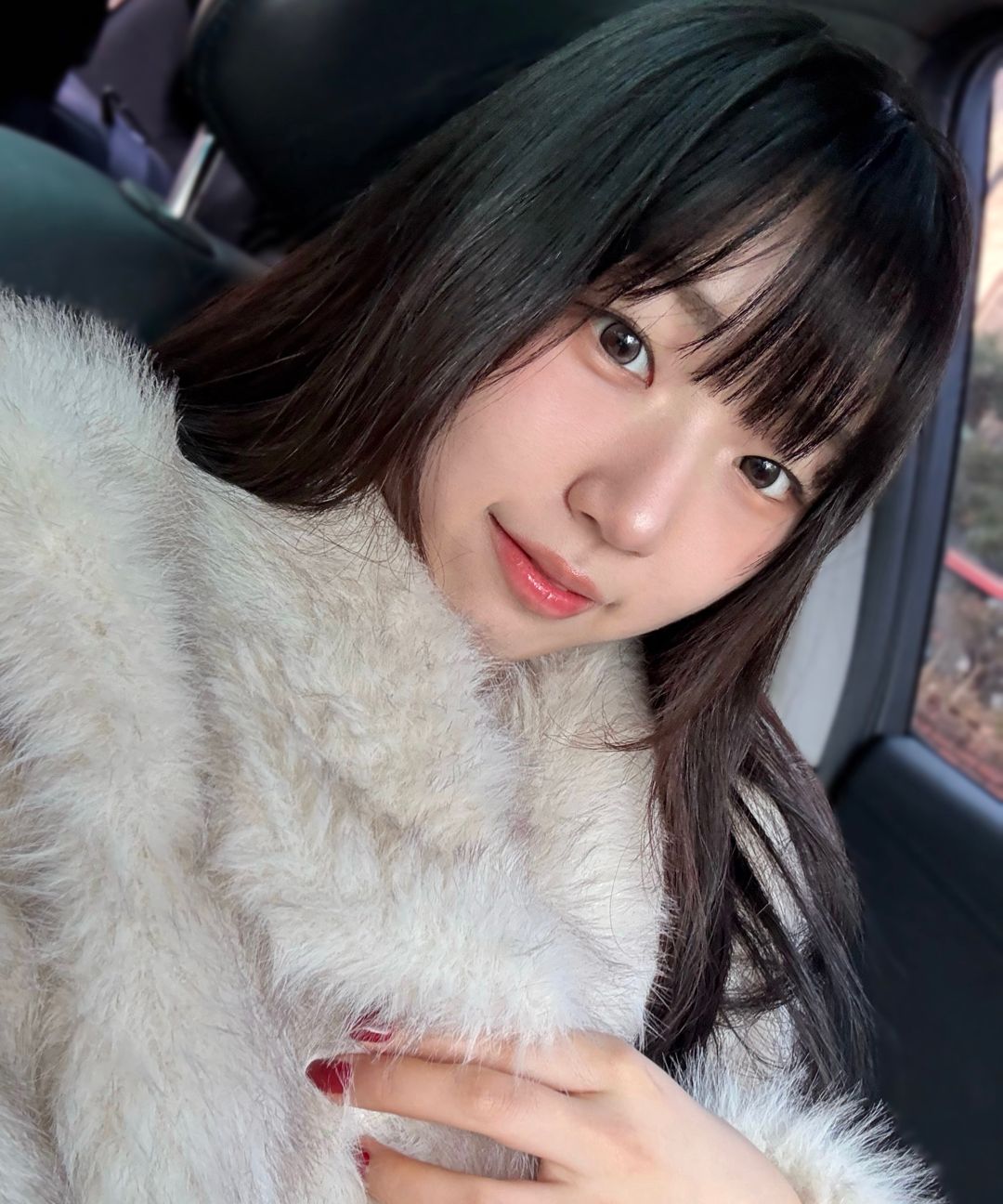 MUSINSA公式 | OAFISH FLUFFY MIX FUR JACKET, LIGHT GRAY