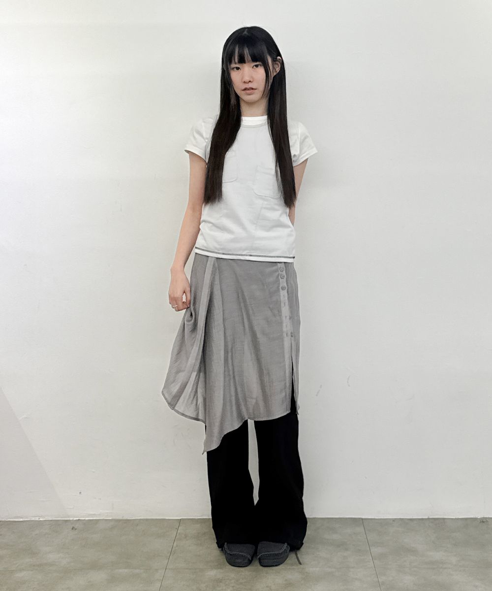 MUSINSA公式 | MISEKI SEOUL Pocket pointed sleeveless BLACK