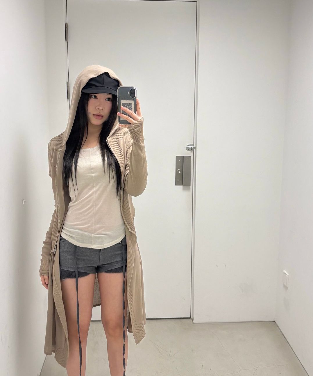 오호스(OJOS) Micro Wool Shorts / Grey - 사이즈 & 후기 | 무신사
