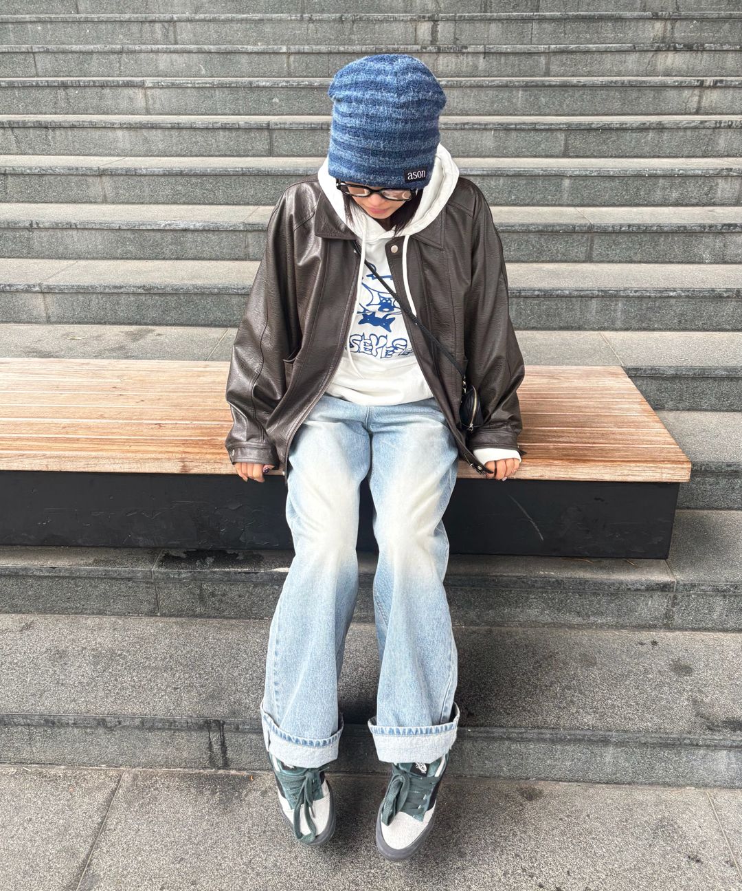 MUSINSA公式 | ASON DUSK DENIM PANTS / LIGHT-BLUE