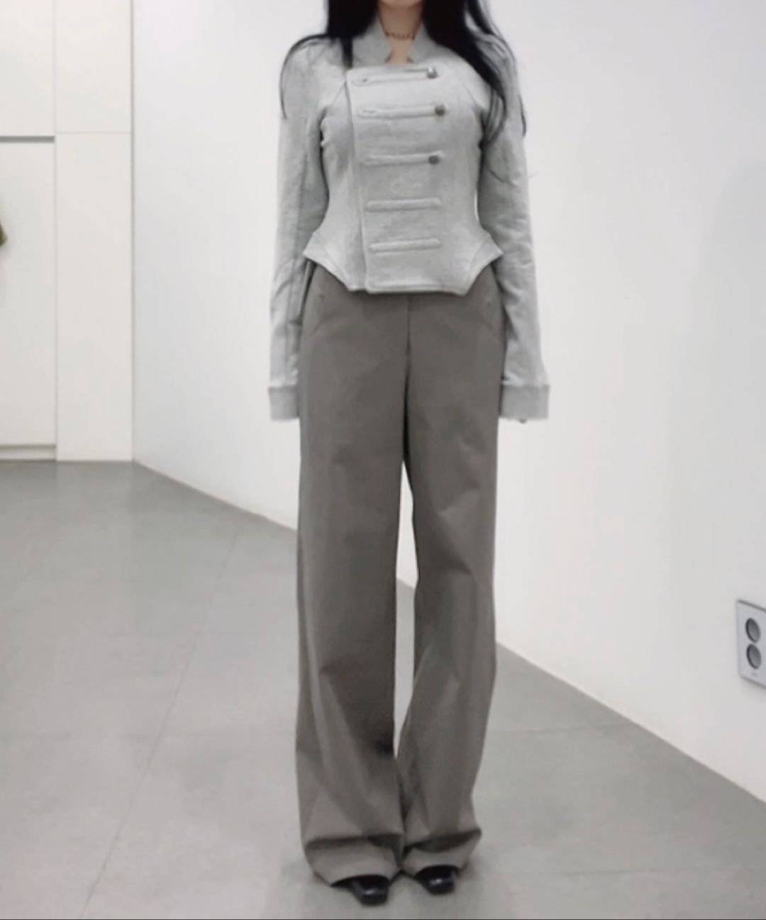 MUSINSA | 2000ARCHIVES 2000 NAPOLEON JACKET (MELANGE GREY)