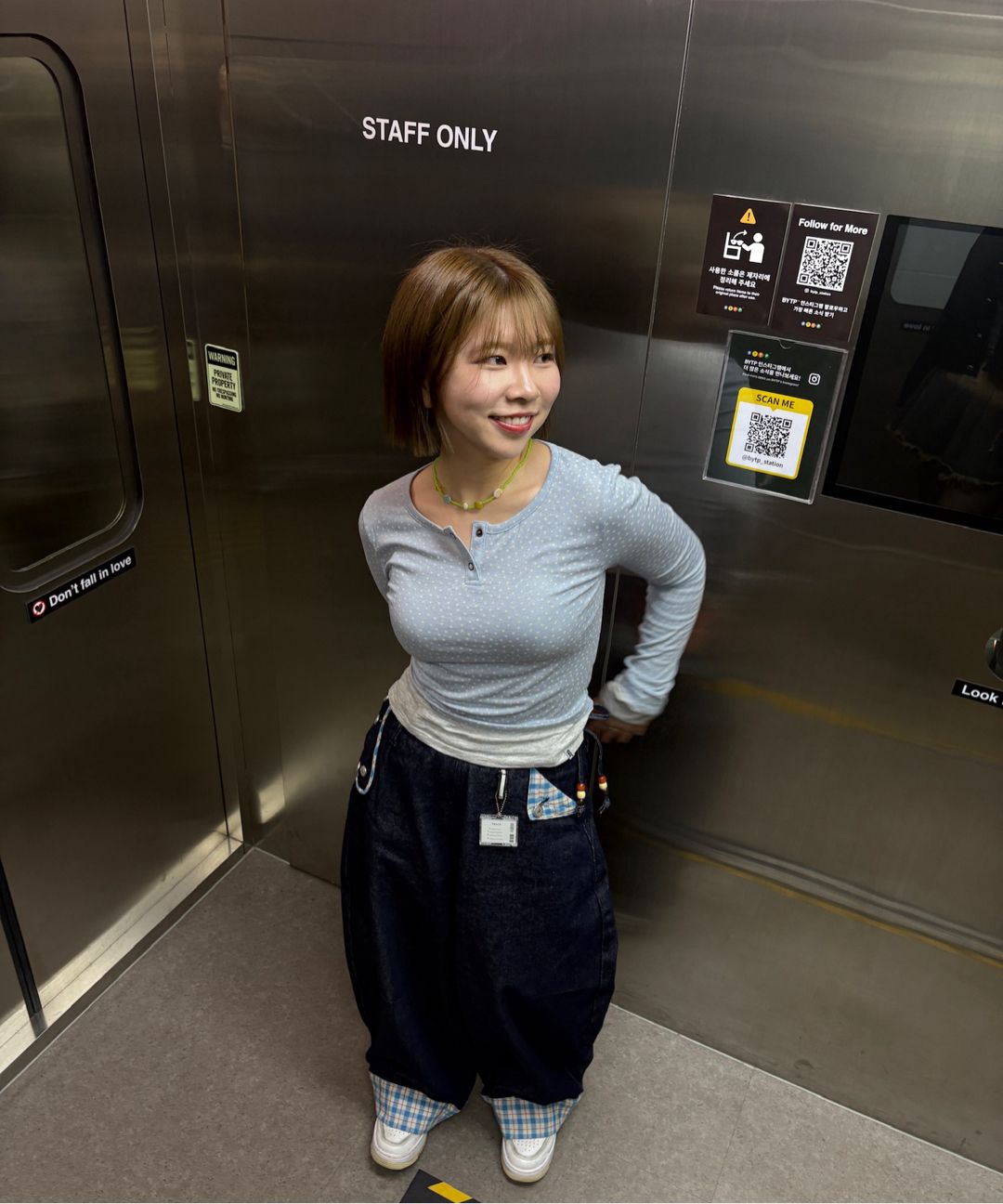 廃盤品　LIMI feu バルーンパンツ　カーキ MUSINSA公式 | RuNaKiHu WXP085 シアワセチェック配色バルーンパンツ