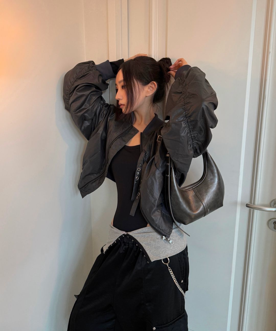 MUSINSA公式 | STAND OIL Tovi Bag · トヴィバッグ / メタリックグレー