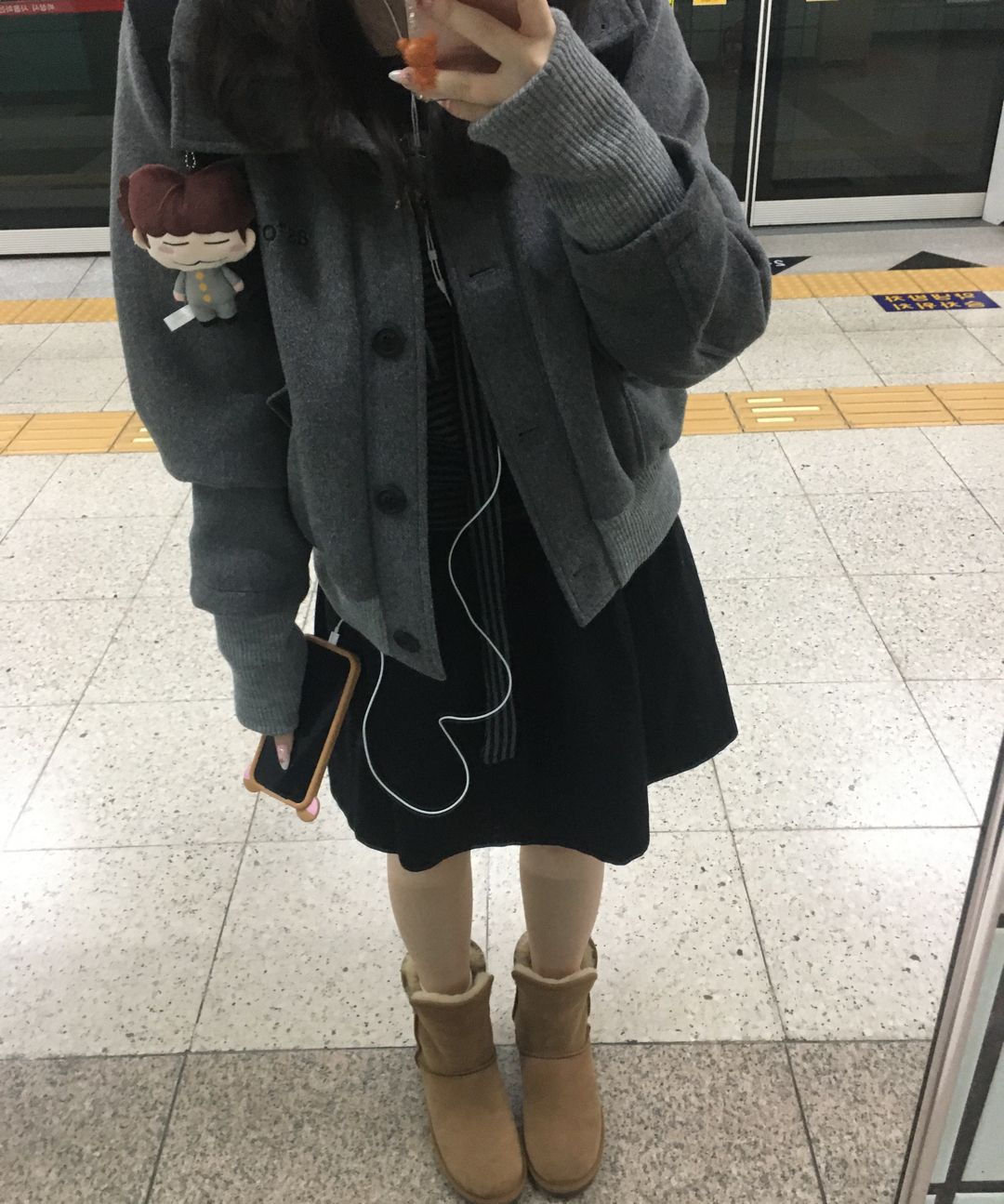 MUSINSA | ASON DUMBO WOOL JACKET / BLACK