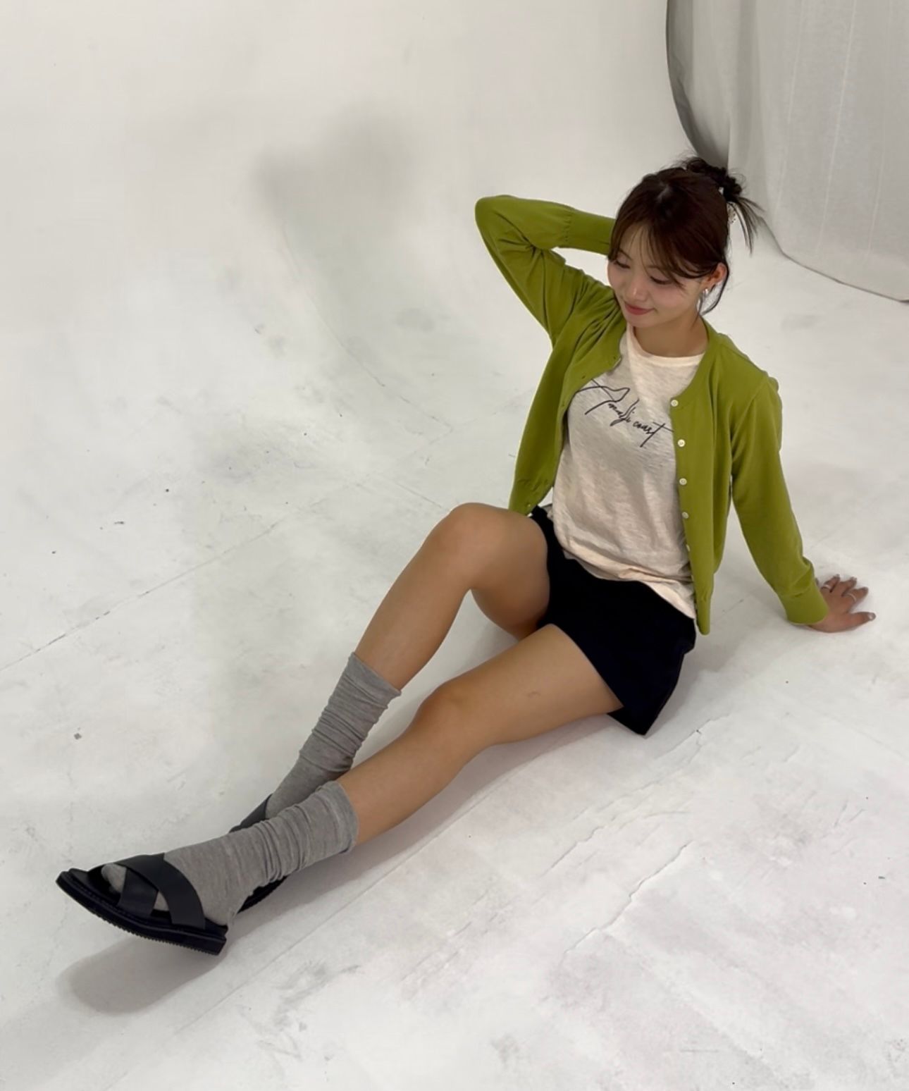 MUSINSA公式 | THENOPI キノイエックス線 4cm ヒールアップレザーサンダル