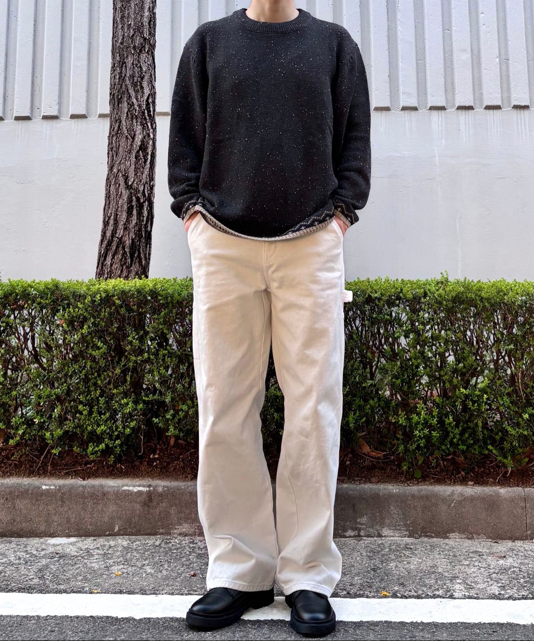 MUSINSA | MUSINSA STANDARD Denim Wide Carpenter Pants [Light Indigo]