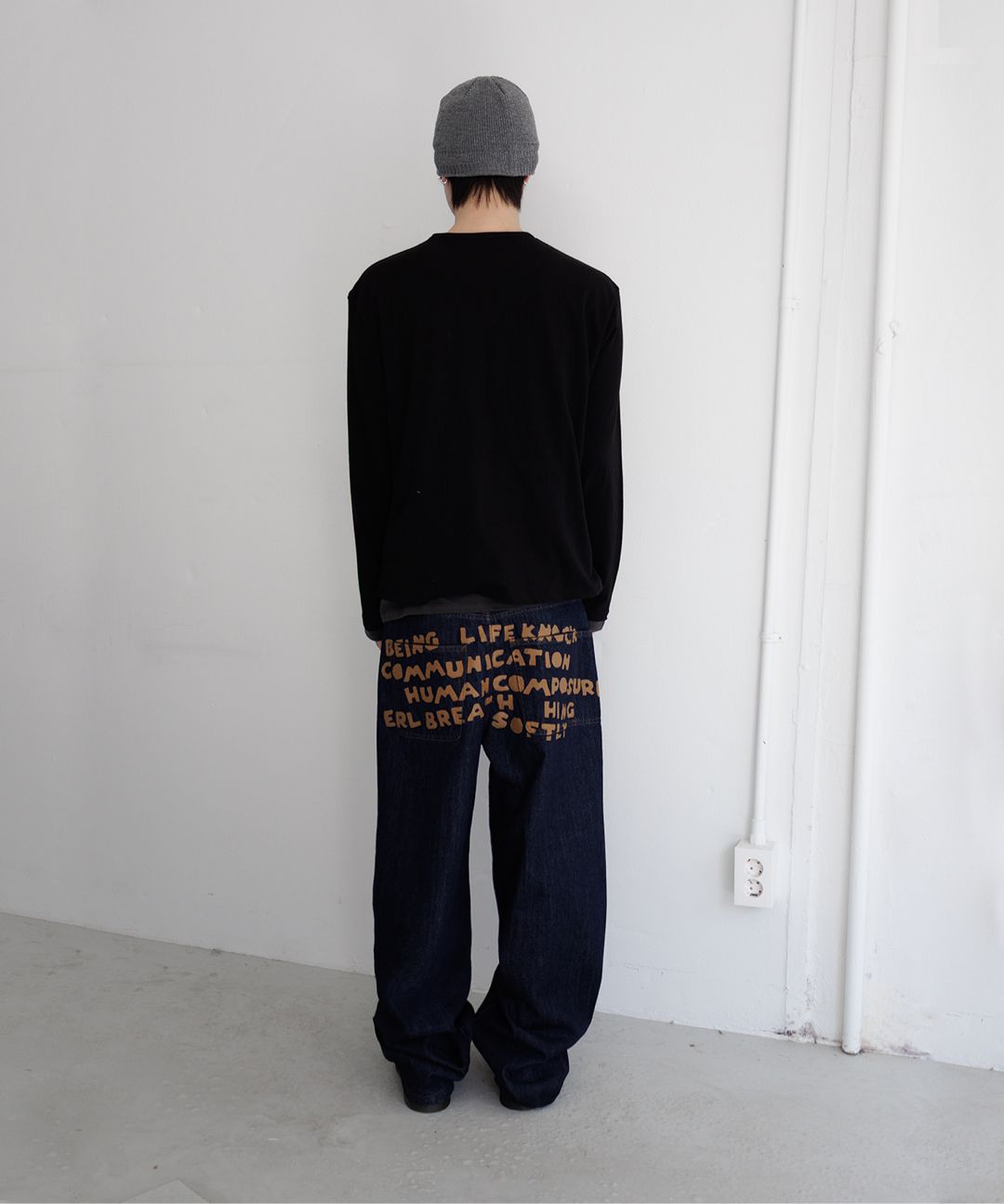 MUSINSA公式 | MILLO ARCHIVE スキンレイヤードヘンリーネックTシャツ
