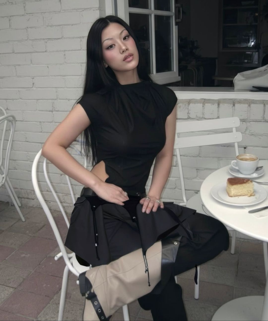 카시코(KASHIKO) Layered Strap Pants Black - 사이즈 & 후기 | 무신사