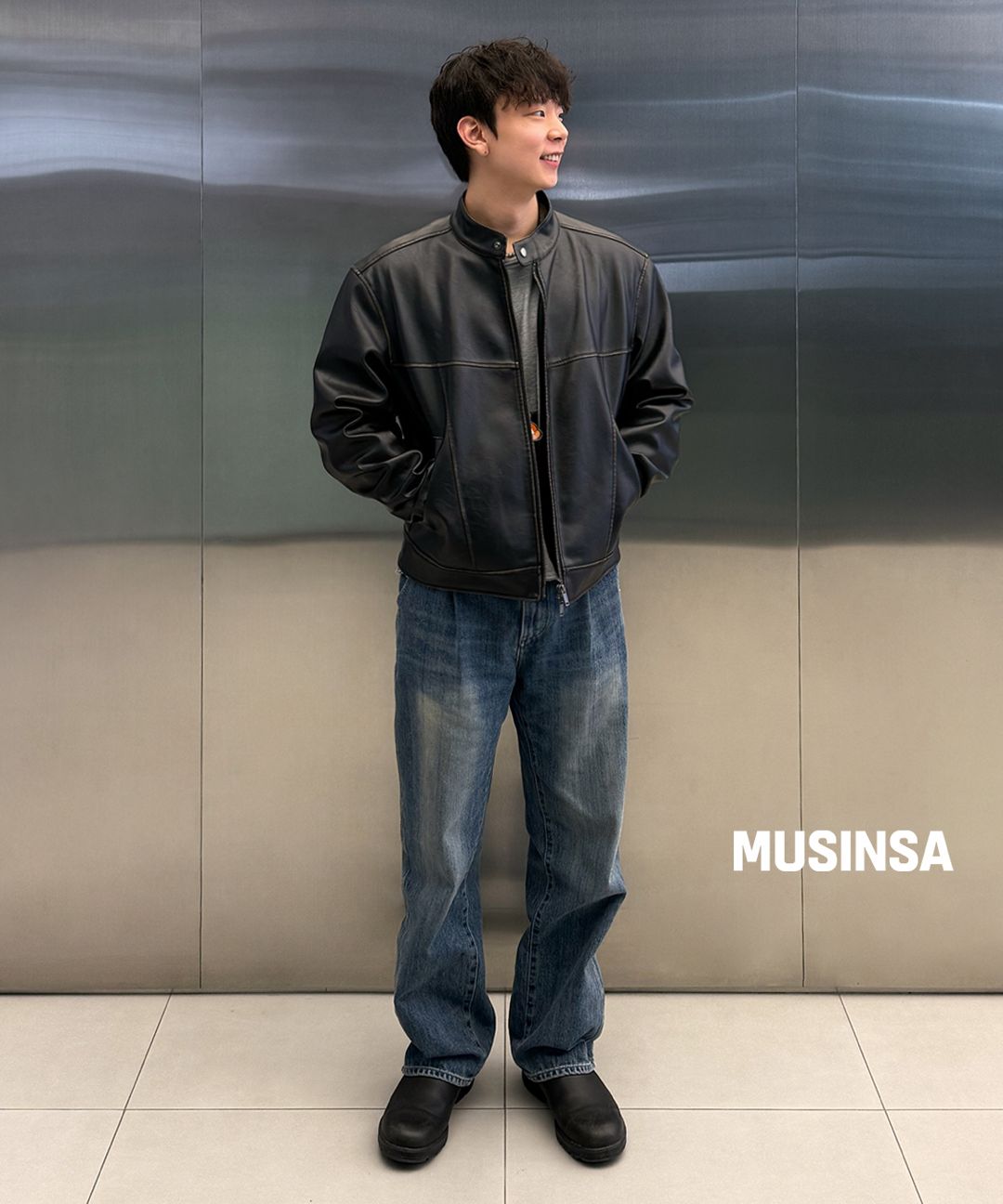 MUSINSA公式 | MUSINSA STANDARD フェイデッドシンセティックレザー