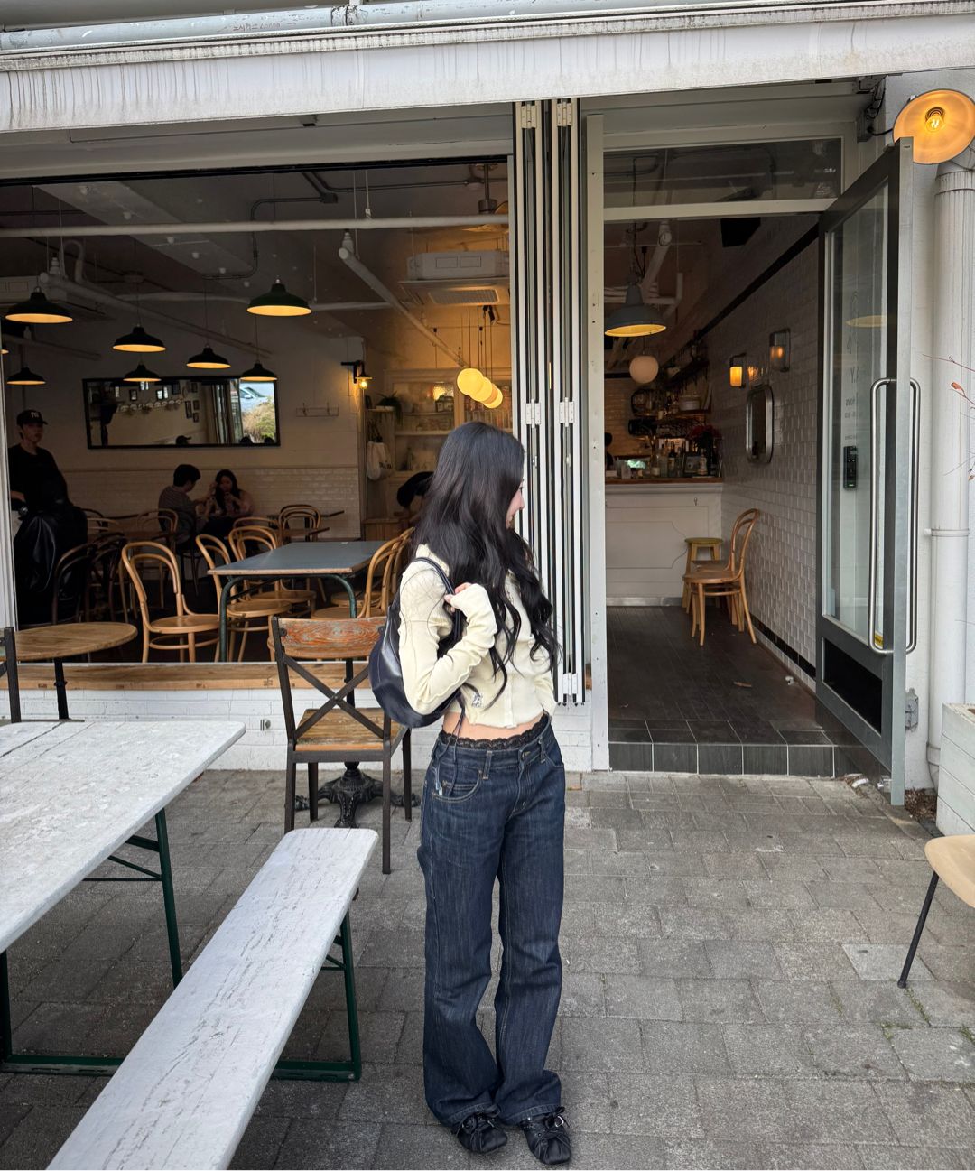 MUSINSA | GLOWNY THE RODEO JEANS (DEEP BLUE)