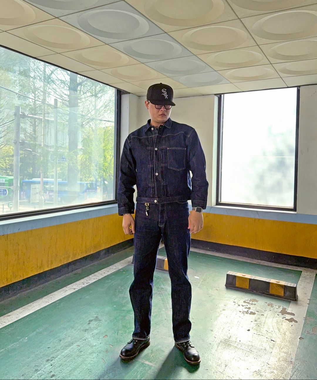 MUSINSA公式 | OUTSTANDING W.W. II SELVEDGE DENIM 1ST JACKET_INDIGO