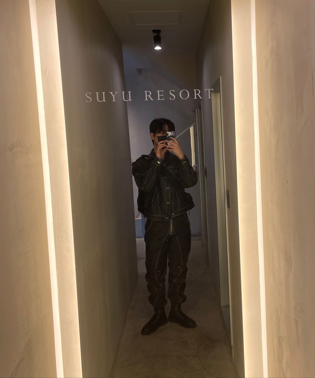 MUSINSA | 51PERCENT Tunnel Lining denim Jacket - Black
