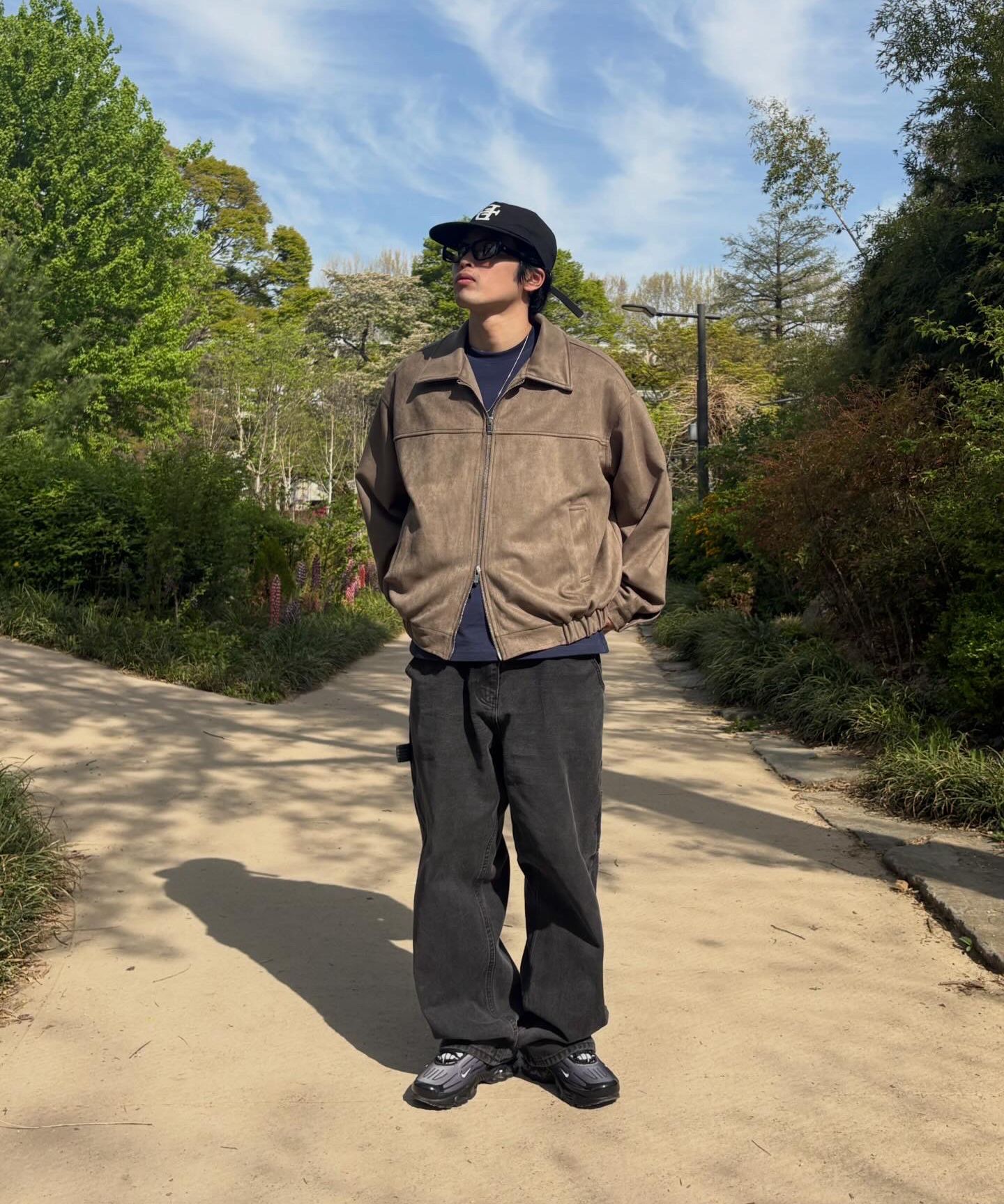 MUSINSA公式 | PLACESTUDIOMAN ミニマルウォッシュドクロームハーフ