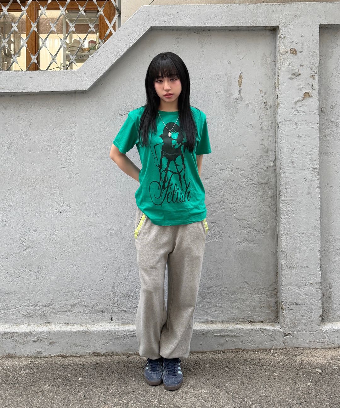 스컬프터(SCULPTOR) Napoleon Stud Sweatpants Acid Blue - 사이즈