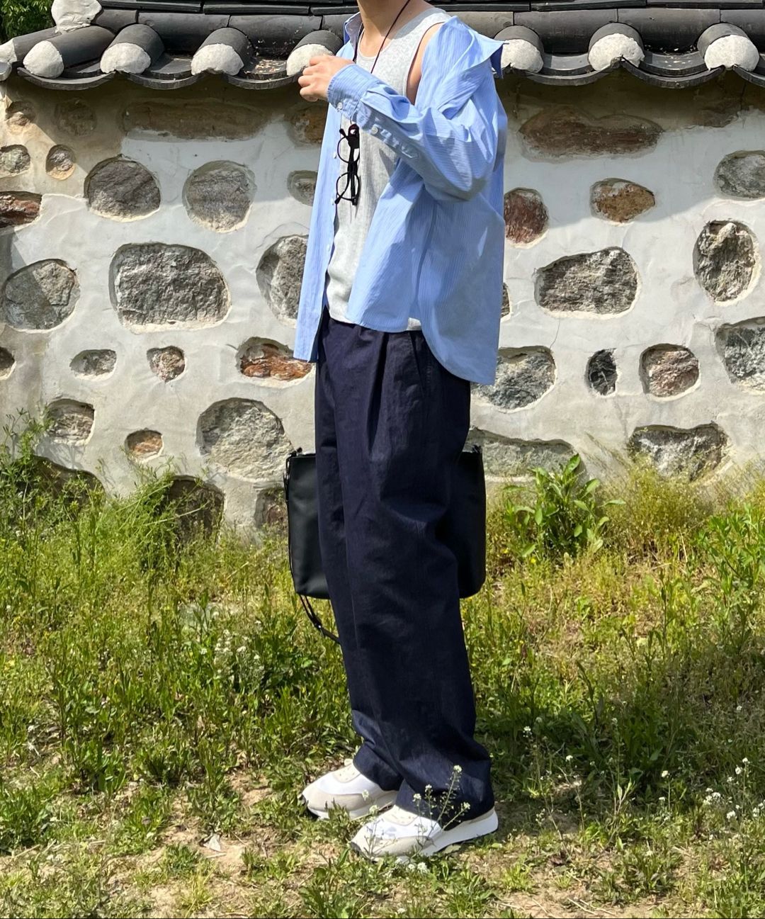 어나더 오피스(ANOTHER OFFICE) Santiago Officer Denim Pants (Indigo