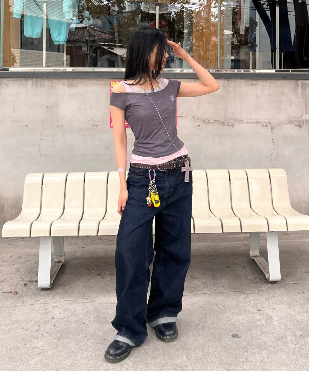 스컬프터(SCULPTOR) Lazy Sleeveless Layered Tee Mint - 사이즈