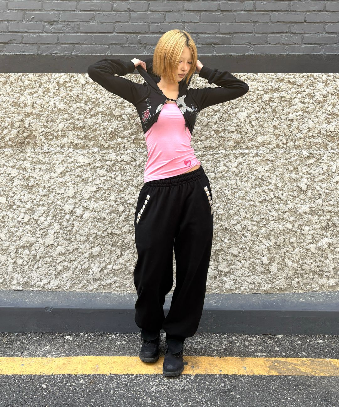 스컬프터(SCULPTOR) Napoleon Stud Sweatpants Acid Blue - 사이즈