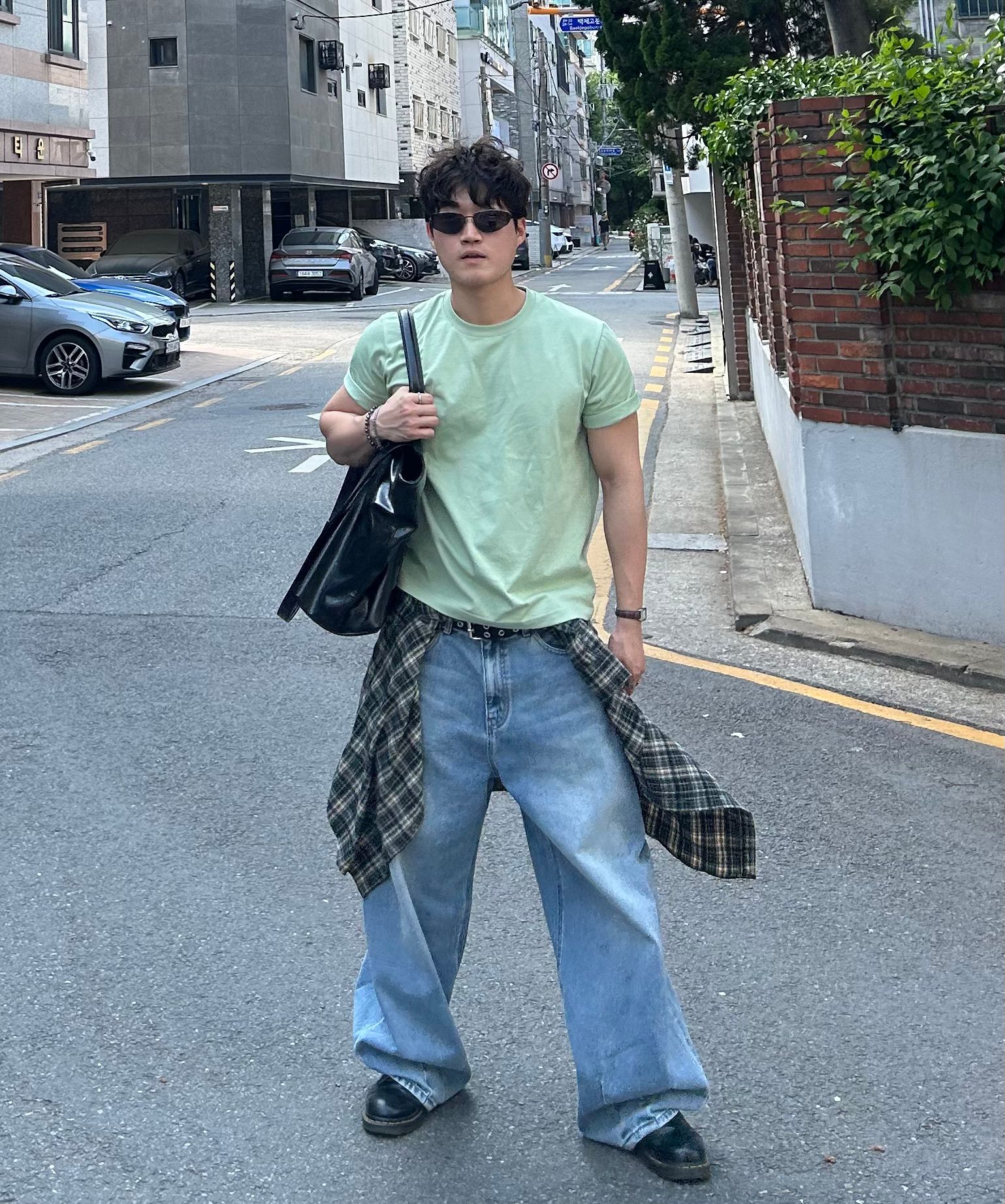 MUSINSA公式 | MUSINSA STANDARD バルーンデニムパンツ [ディープ 