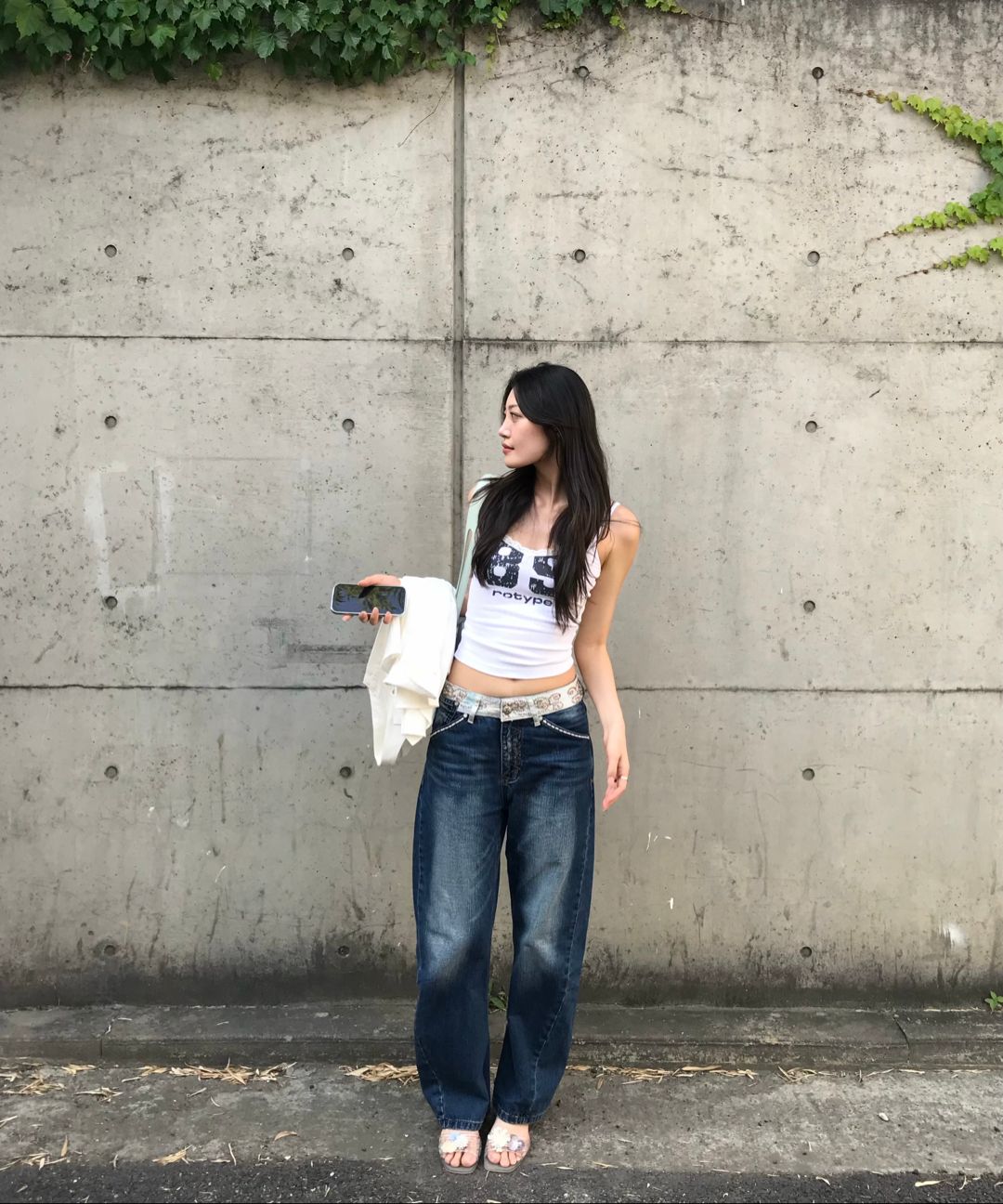 스컬프터(SCULPTOR) Beaded Waist Denim Pants Indigo Blue - 사이즈
