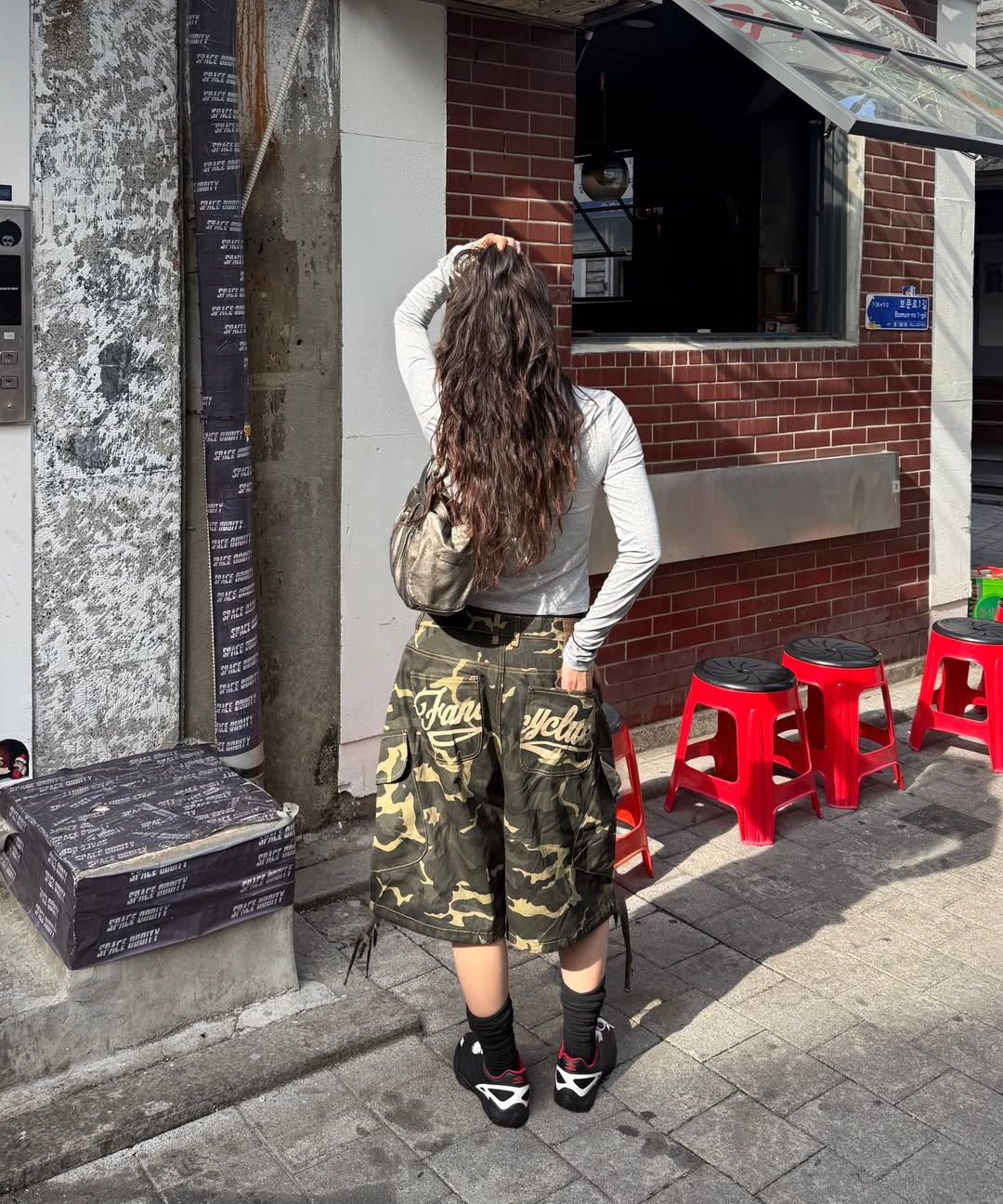 パンツ CARGO LETTERING BERMUDA PANTS MUSINSA | FANCY CLUB Cargo Lettering Bermuda Pants (BLACK) F25QD889