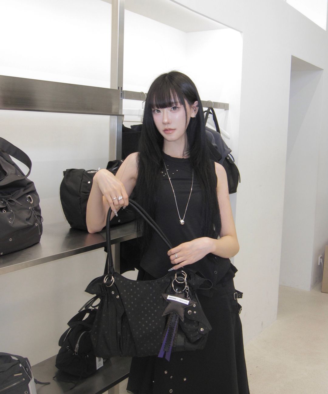 MUSINSA | MISEKI SEOUL [Miseki Seoul X Yeomim] Puff bag BLACK