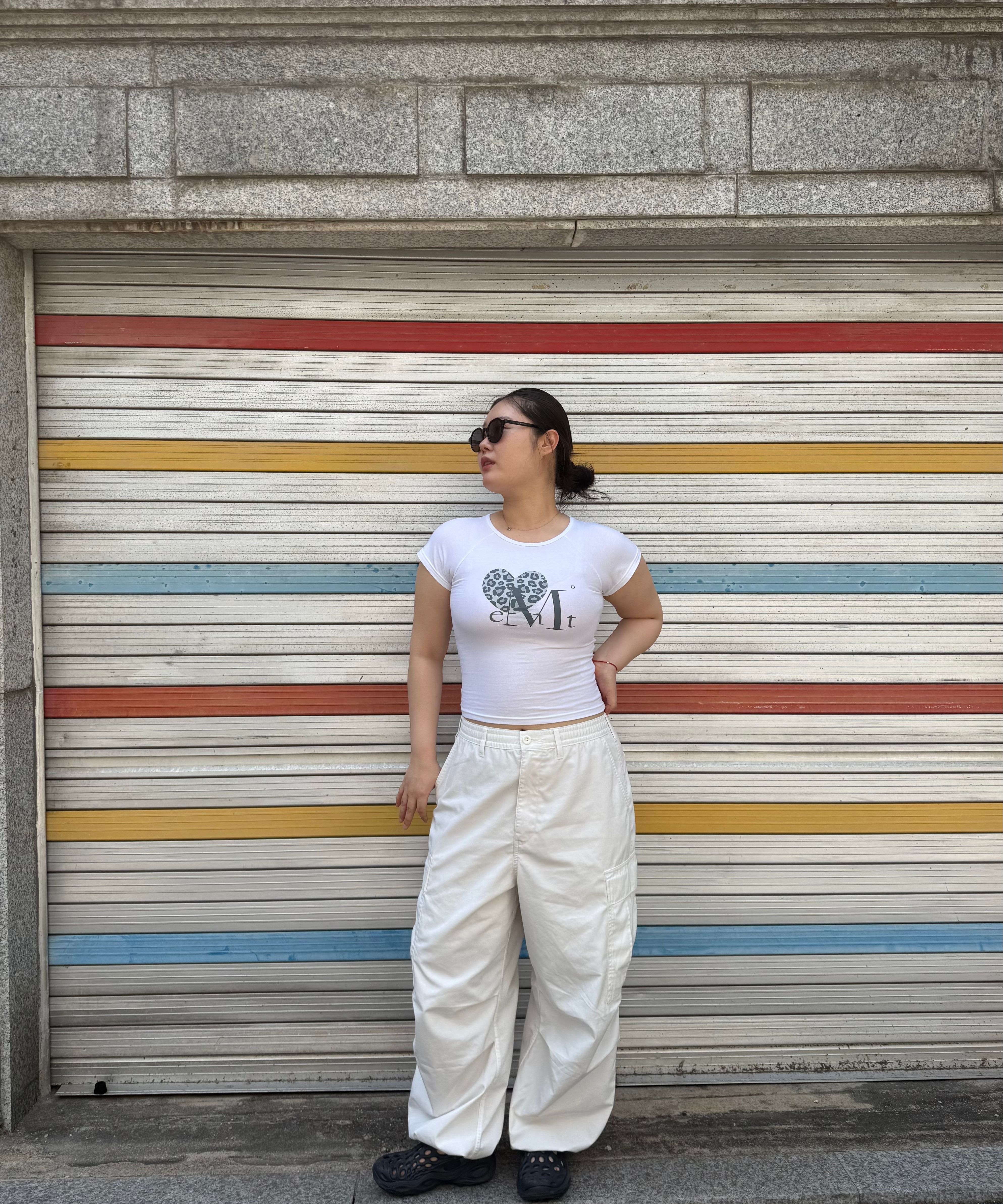 MUSINSA公式 | MUCENT シエラヒョピハート半袖Tシャツ男女共用（8カラー）