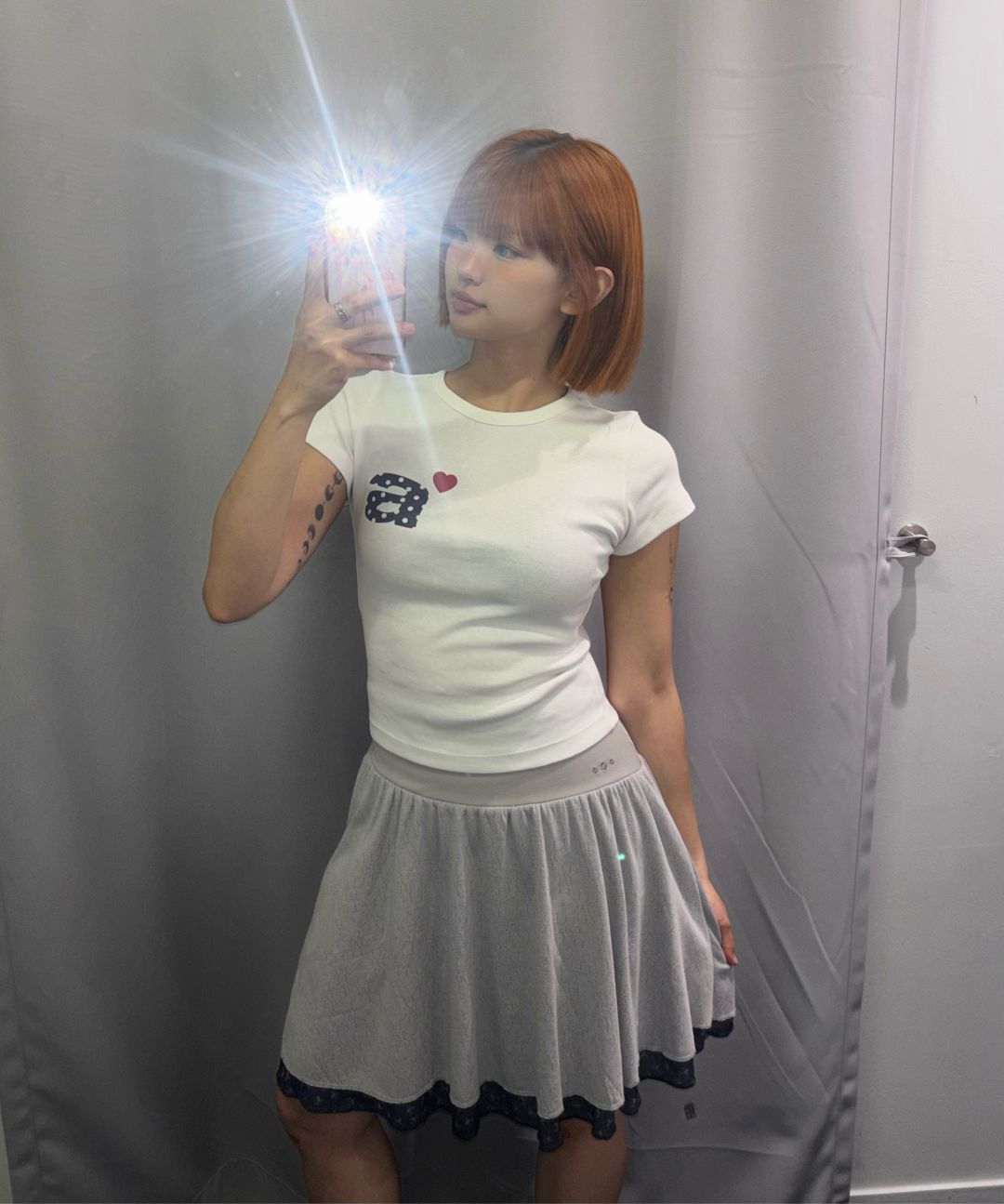 MUSINSA公式 | AEAE LAYERED SKIRT [CAMO]