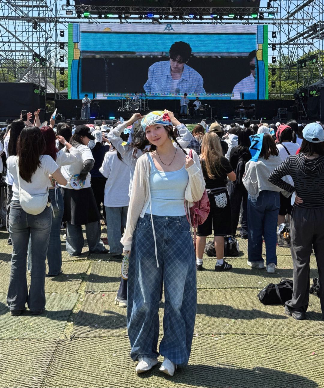 MUSINSA公式 | BADBLOOD ライオンパッチウォッシュドバレルパンツ