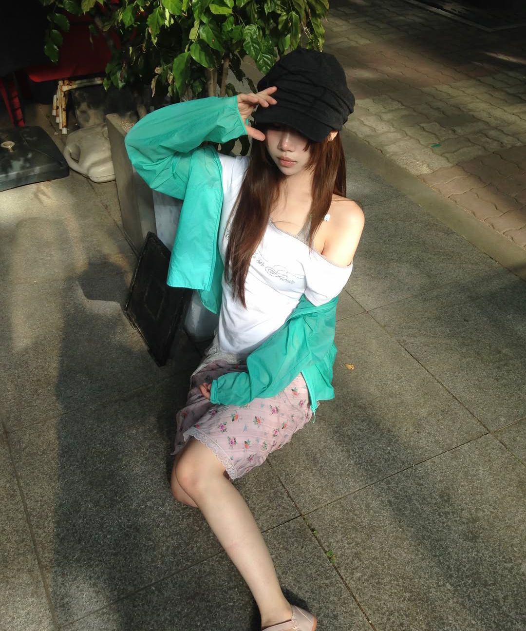 MUSINSA公式 | FLAREUP Soi Draped Cap (FL-743_Black)